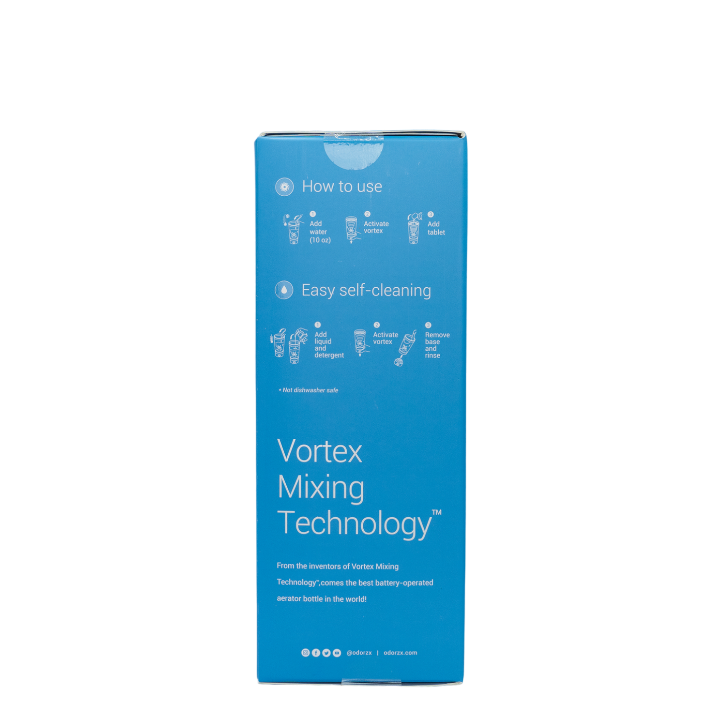ODORZX Clear 20g Tablet (50 Pack) + Vortex